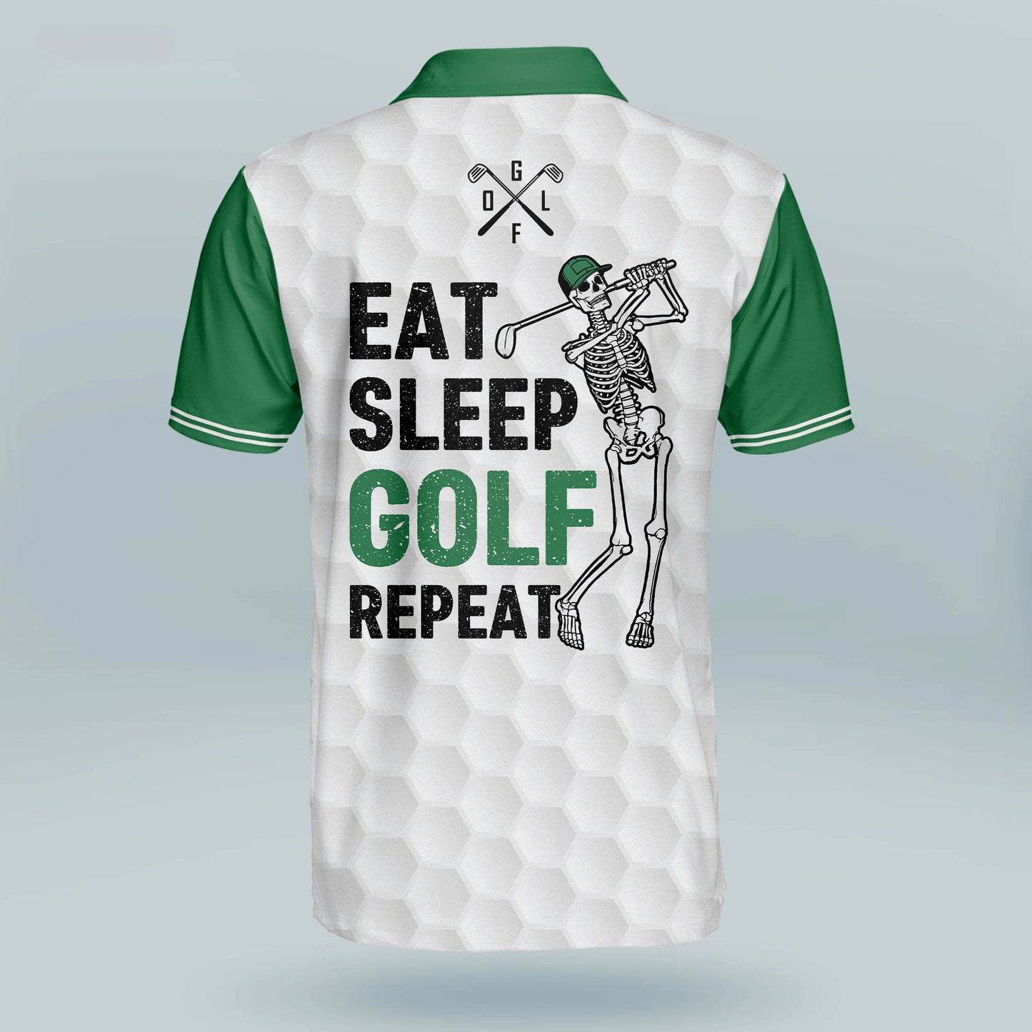 Eat Sleep Golf Repeat Golf Polo Shirt GM0235