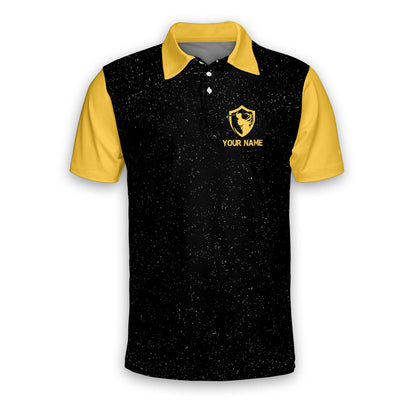 That's What I Do I Play Golf I Drink Beer And I Know Things Golf Polo Shirt GM0143