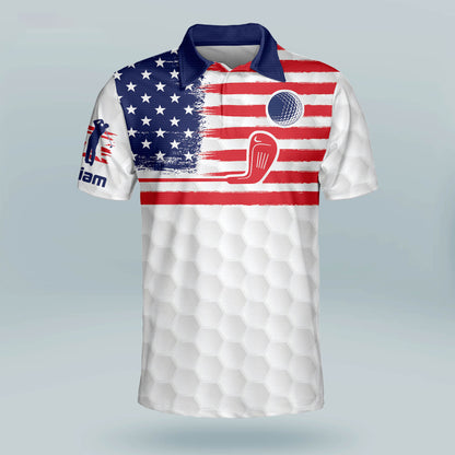 American Flag Team US Golf Polo Shirt GM0211