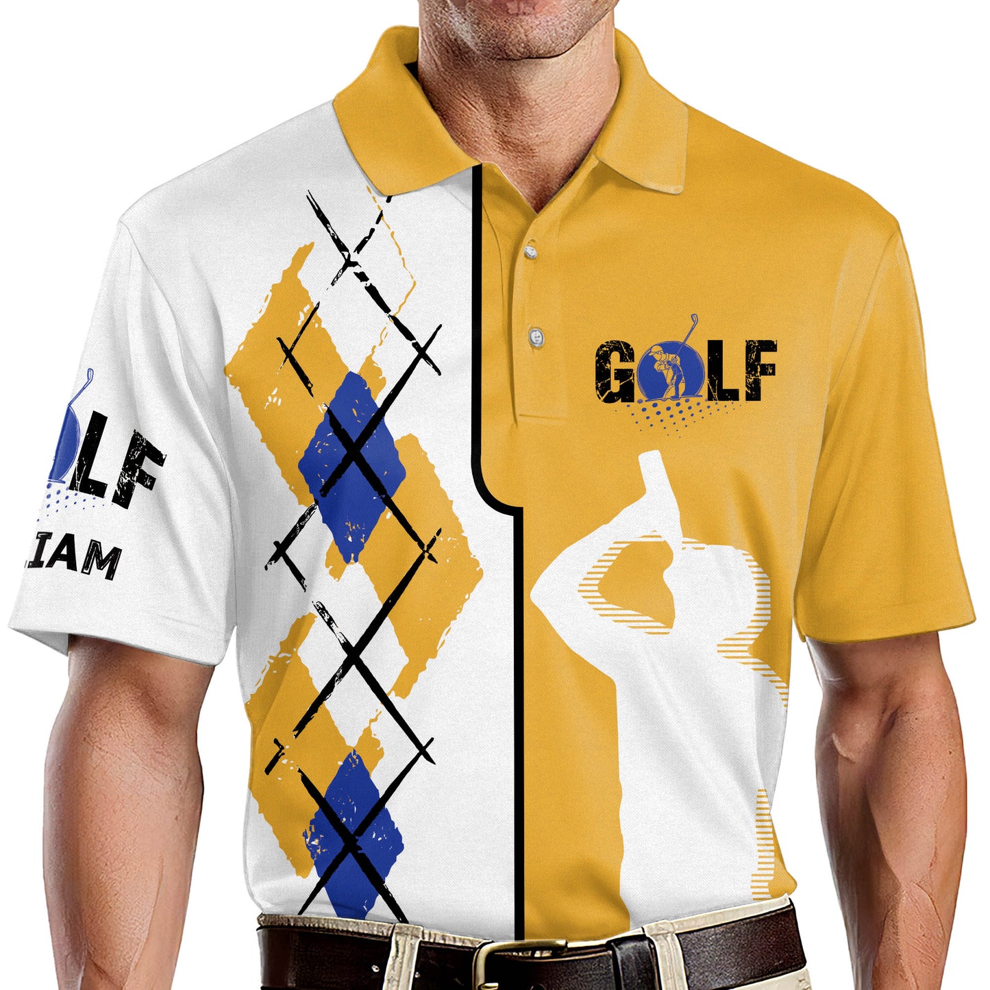 I Just Want To Drink Beer And Play Golf Polo Shirt GM0145