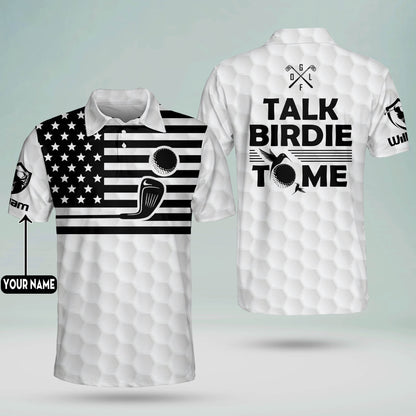 Talk Birdie To Me Golf Polo Shirt GM0212