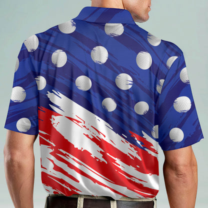 Golf Ball Pattern Polo Shirt GM0210