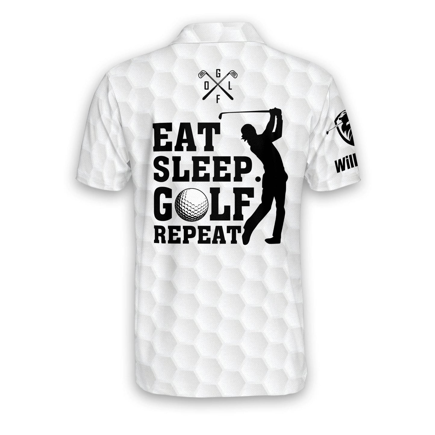 Eat Sleep Golf Repeat Golf Polo Shirt GM0215