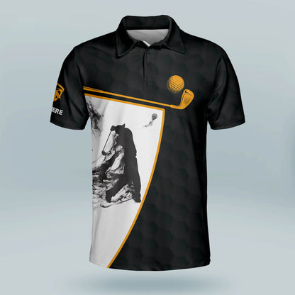 Some Grandpas Take Naps Real Grandpas Play Golf Then Take A Nap Golf Polo Shirt GM0284
