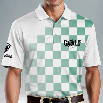 Swing Swear Look for The Ball Repeat Golf Polo Shirt GM0285