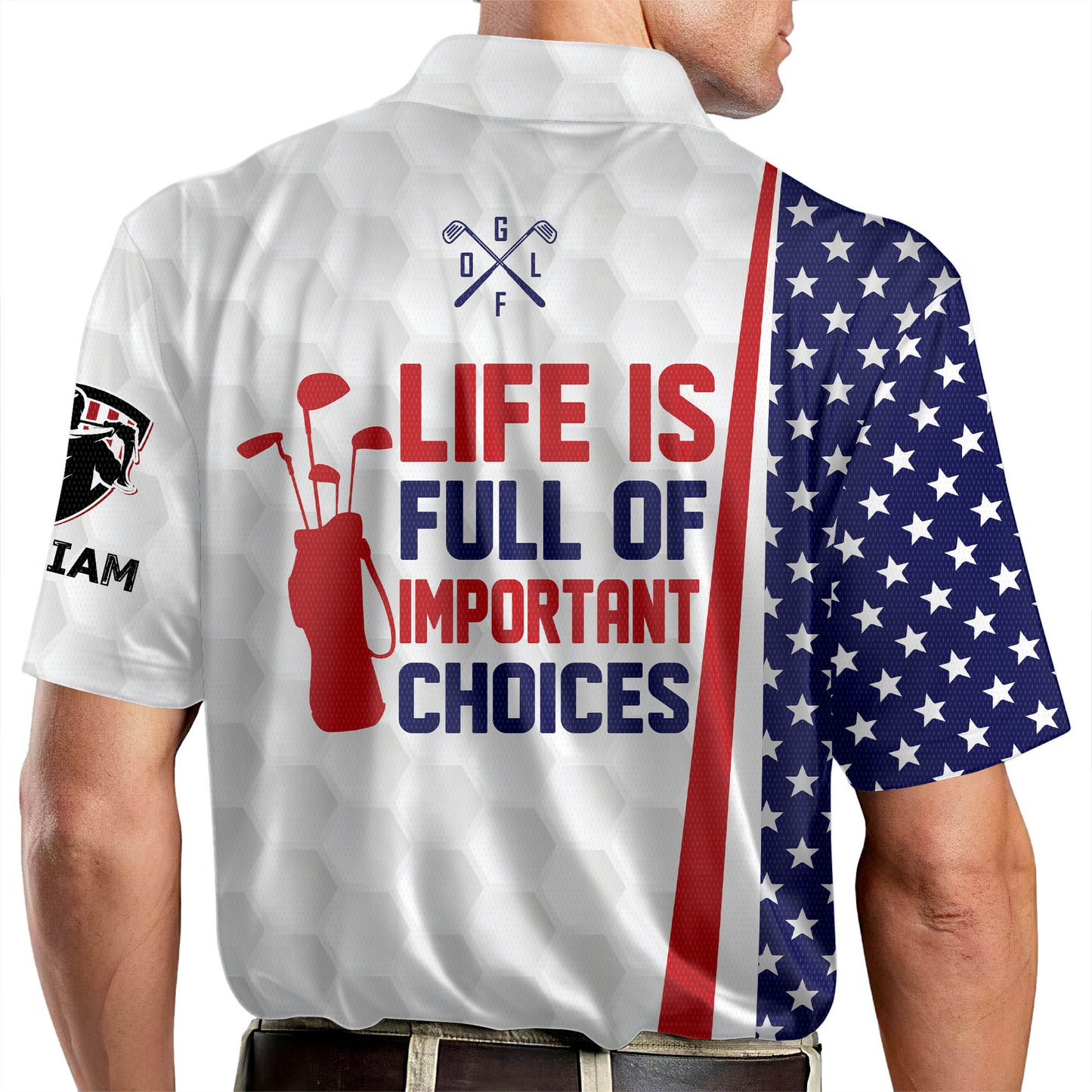 Life Is Full Of Important Choices Golf Polo Shirt GM0209