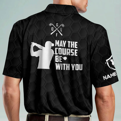 May The Course Be With You Golf Polo Shirt GM0131