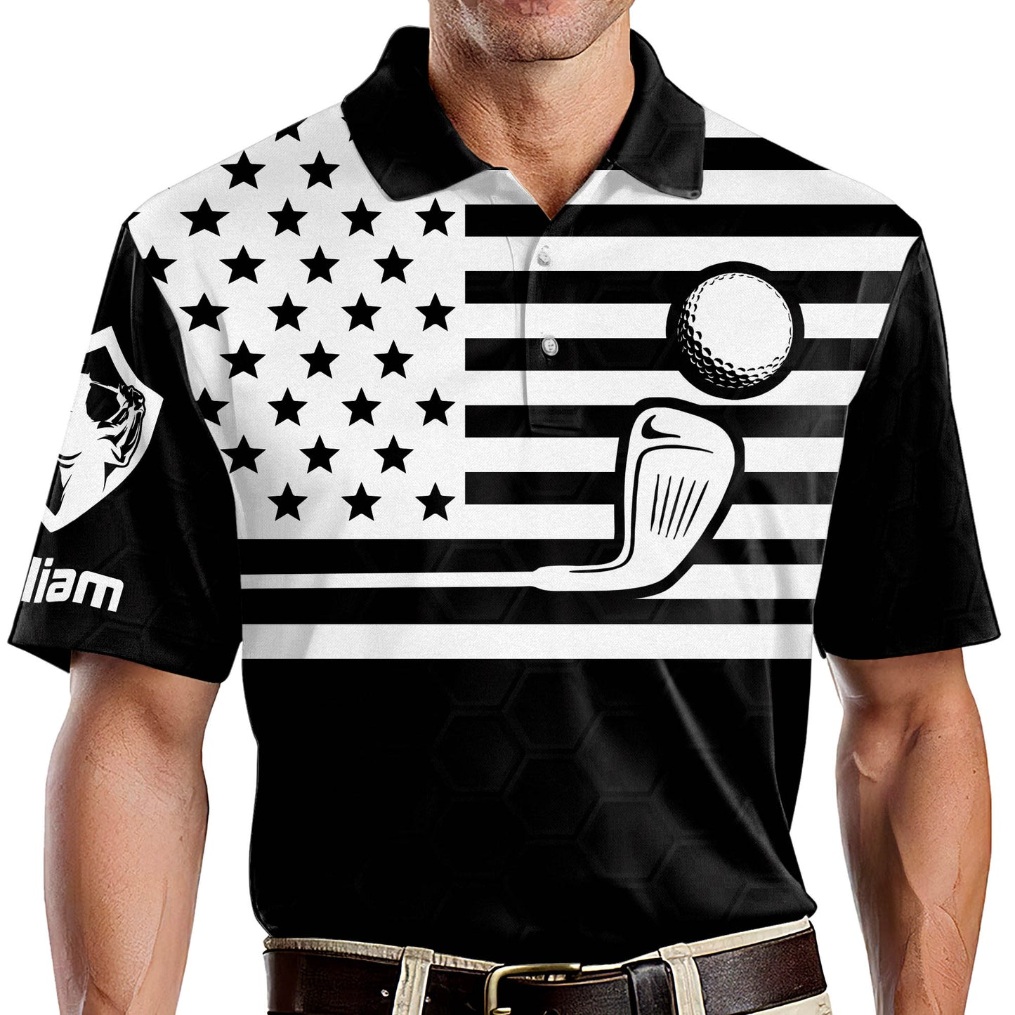 World's Okayest Golfer Golf Polo Shirt GM0084