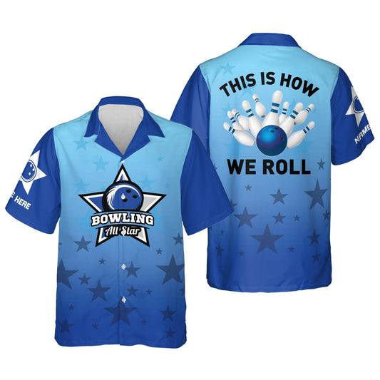 Personalized bowling Hawaiian shirt for men, Hawaiian Bowling Shirts For Men HO2777
