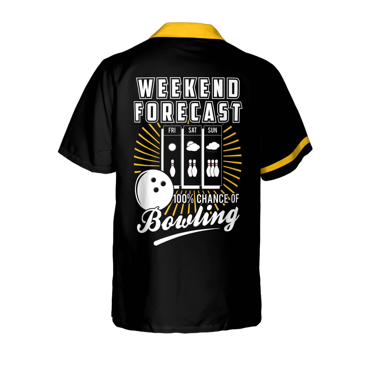 Weekend Forecast Chance Bowling Shirt HB0043