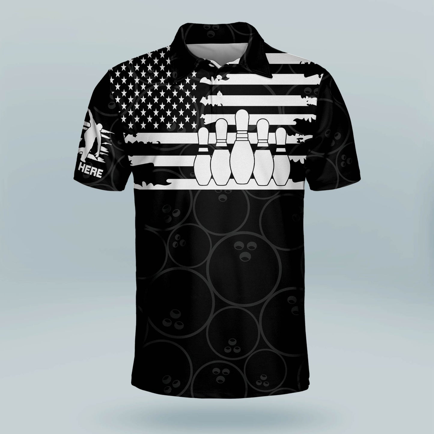 Custom Funny Patriotic Bowling Shirts BM0069
