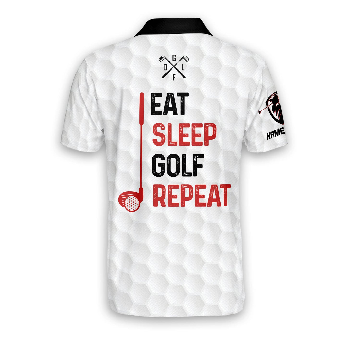 Eat Sleep Golf Repeat Golf Polo Shirt GM0162