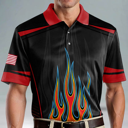 American Flag Bowling Team Shirt BM0045