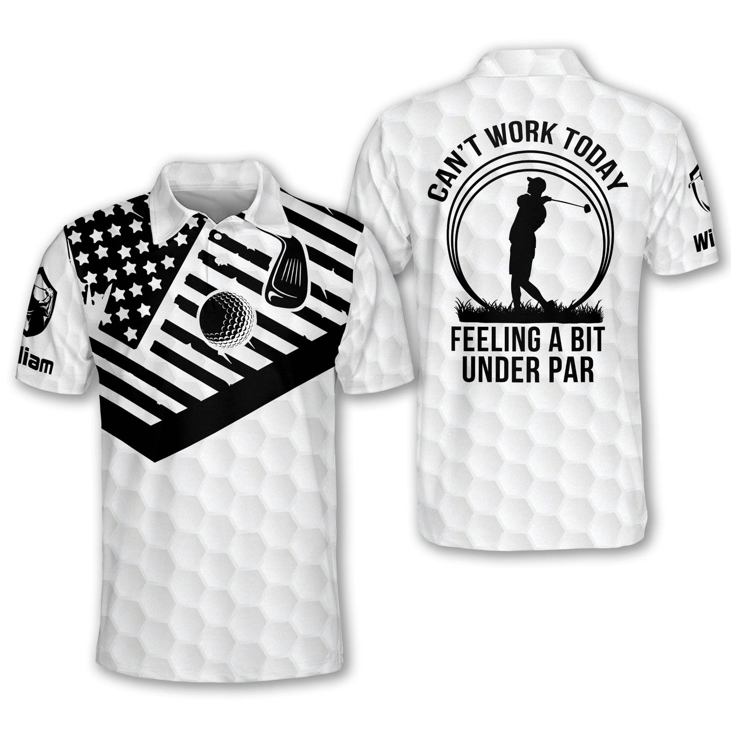 Can't Work Today Feeling A Bit Under Par Golf Polo Shirt GM0066