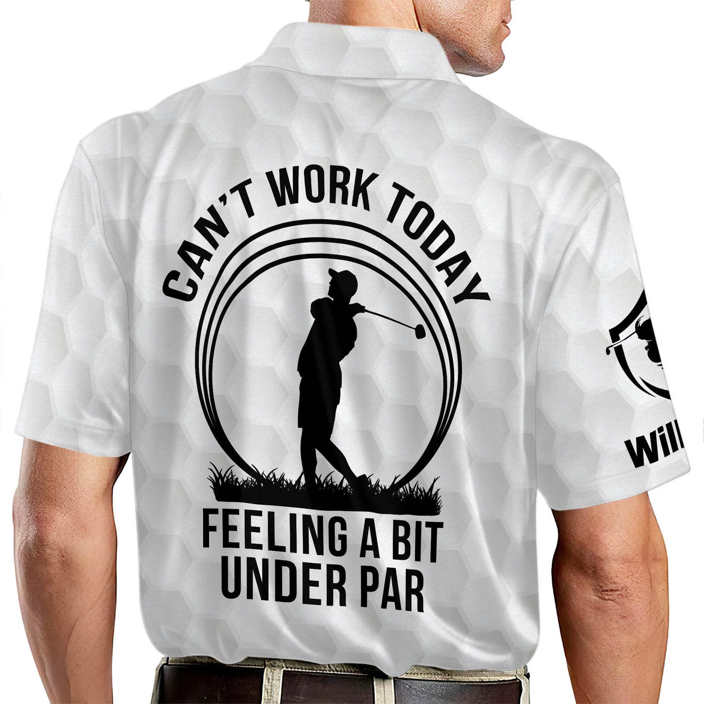 Can't Work Today Feeling A Bit Under Par Golf Polo Shirt GM0066