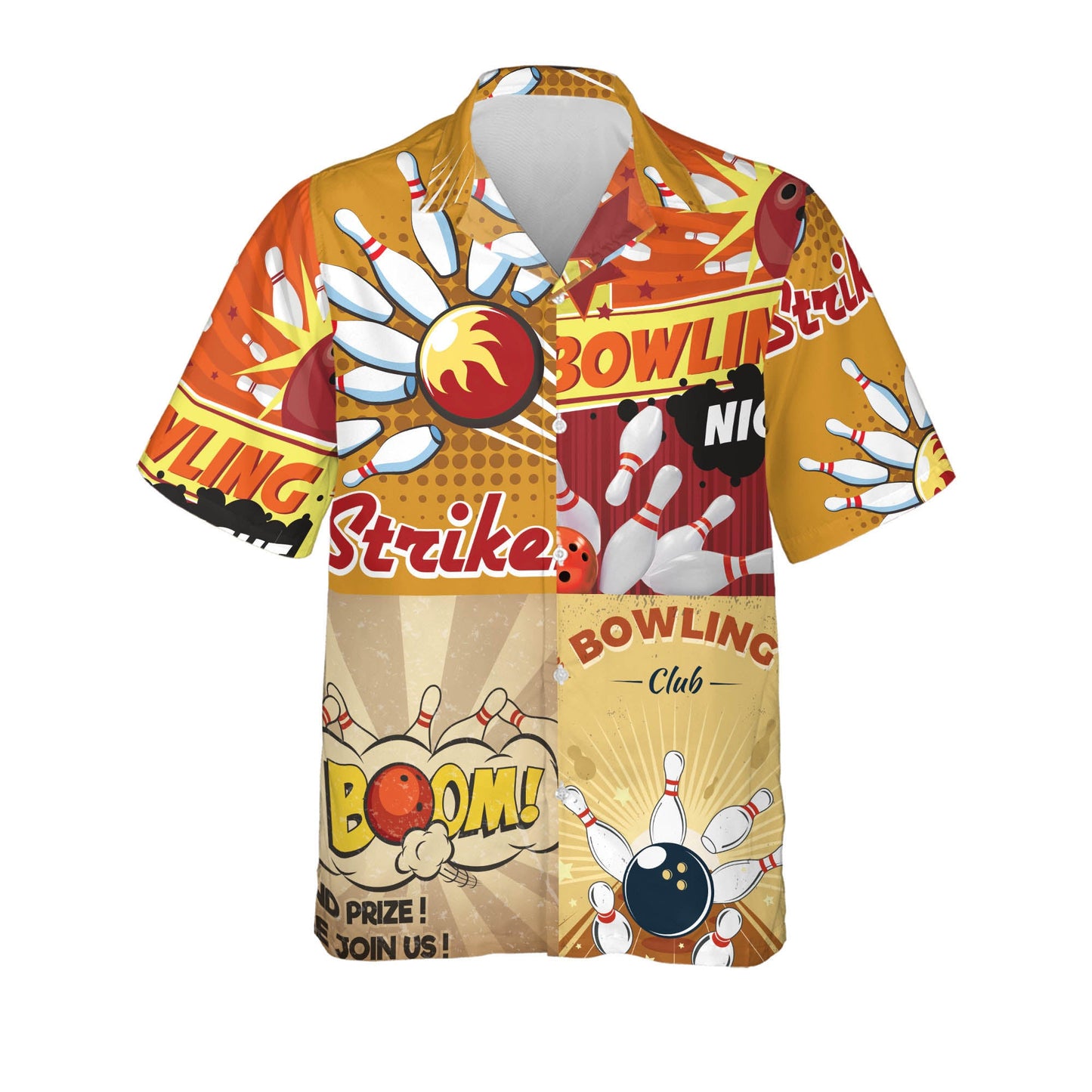 Custom Funny Bowling Hawaiian Shirts HB0093