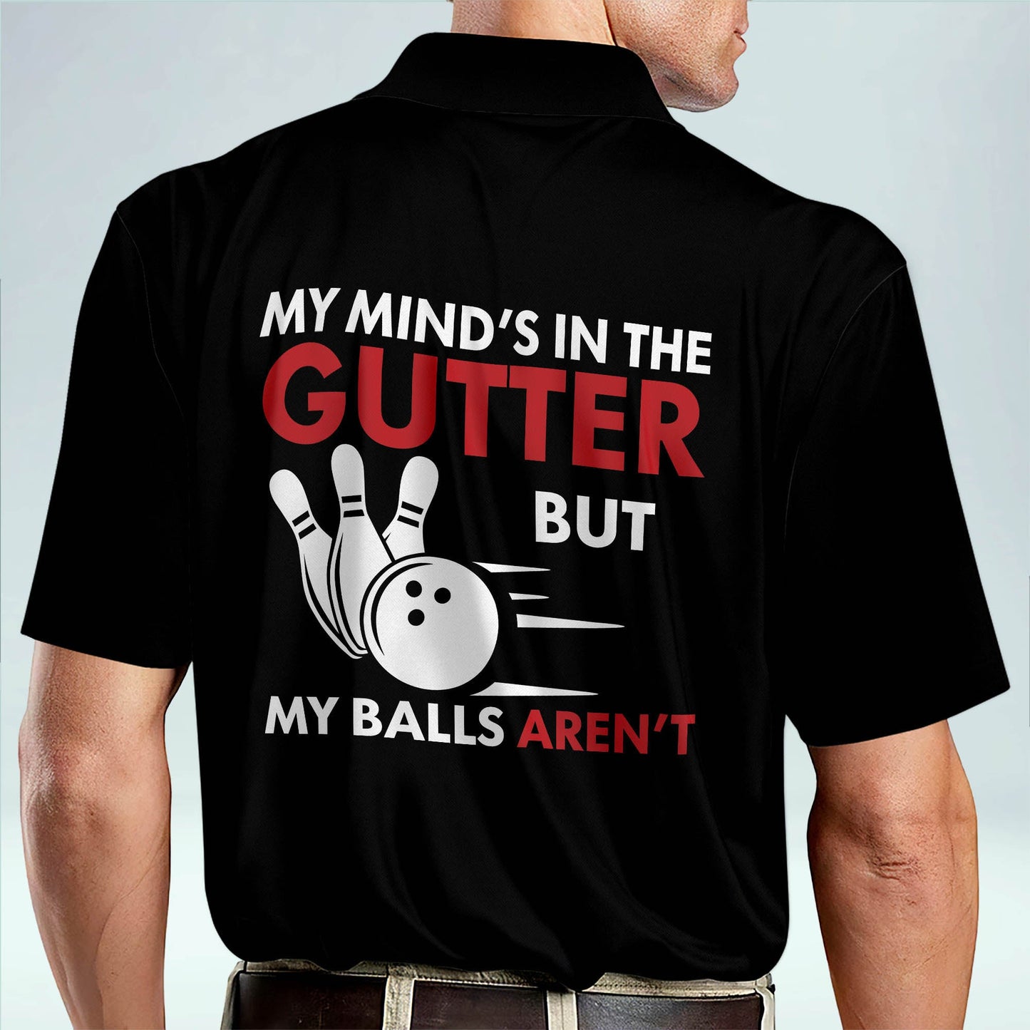My Mind's in The Gutter Bowling Shirts BM0015