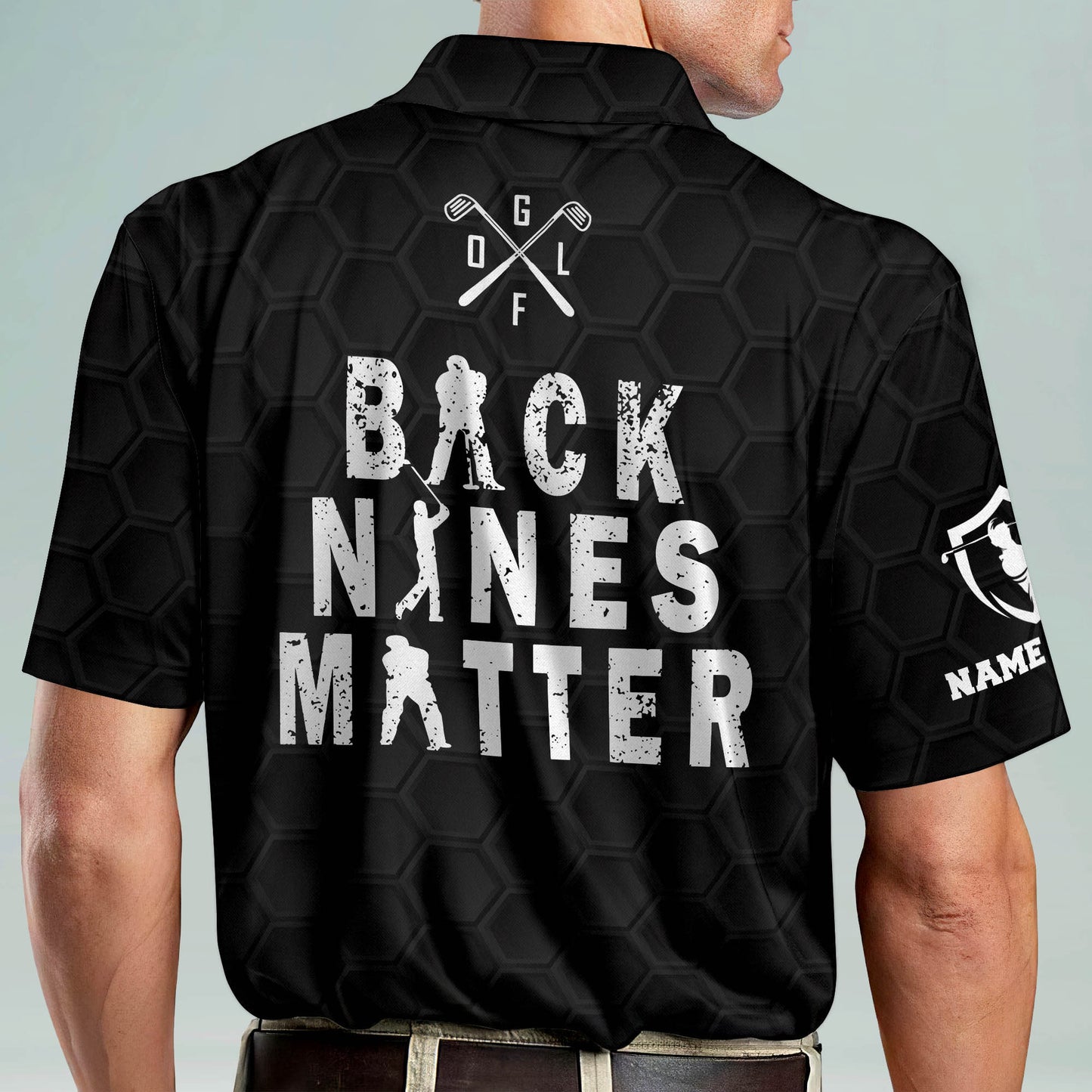 Back Nine Matter Golf Polo Shirt GM0229