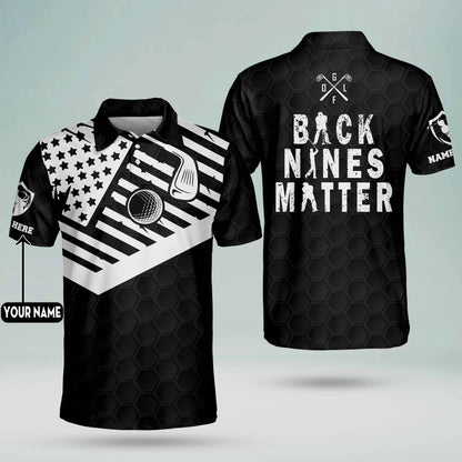 Back Nine Matter Golf Polo Shirt GM0229
