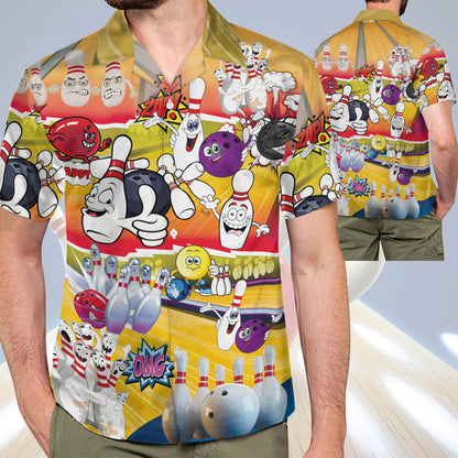 Custom Funny Hawaiian Bowling Shirt HB0111