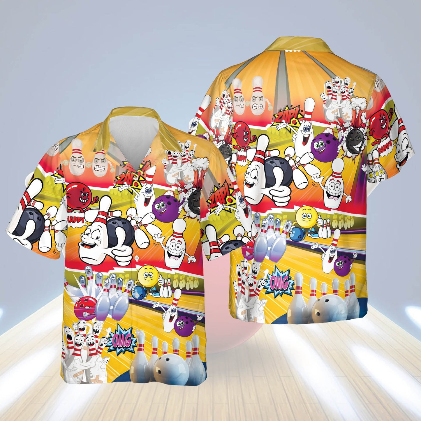 Custom Funny Hawaiian Bowling Shirt HB0111
