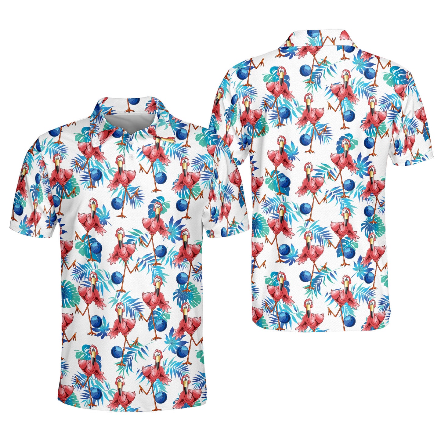 Custom Flamingo Bowling Shirt Unisex BM0121
