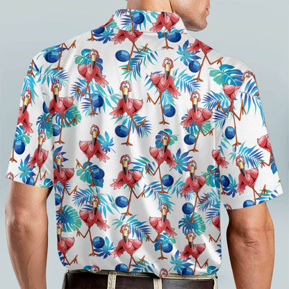 Custom Flamingo Bowling Shirt Unisex BM0121
