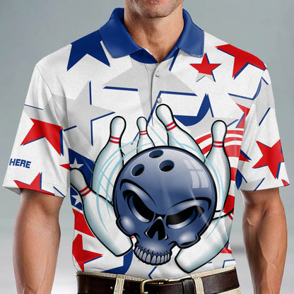 Custom American Bowling Shirt Polo BM0094