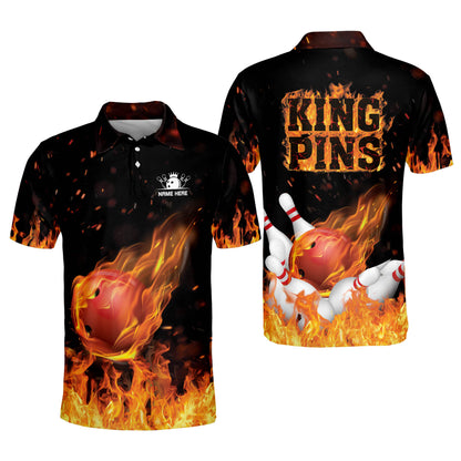 Custom Flame Funny Bowling Shirts BM0105