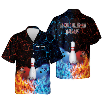 Bowling King Hawaiian Bowling Shirts HB0090