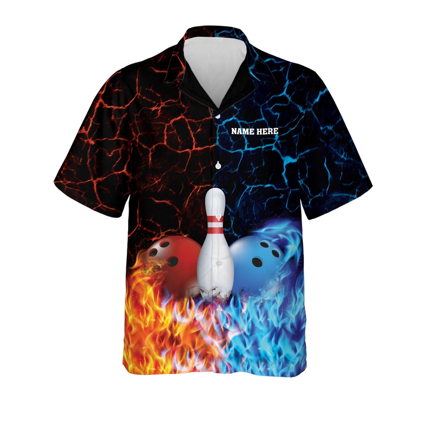 Bowling King Hawaiian Bowling Shirts HB0090