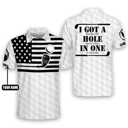 I Made A Hole In One Golf Polo Shirt GM0184