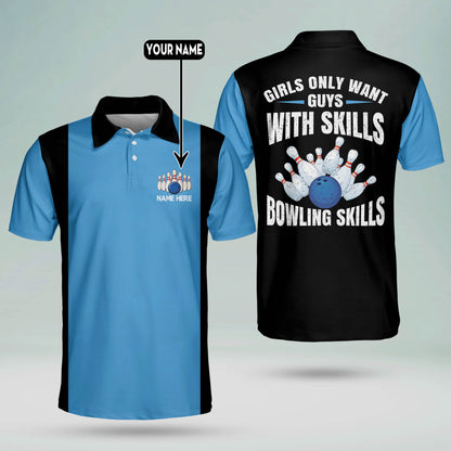 Customize Funny Bowling Skills Shirts BM0061