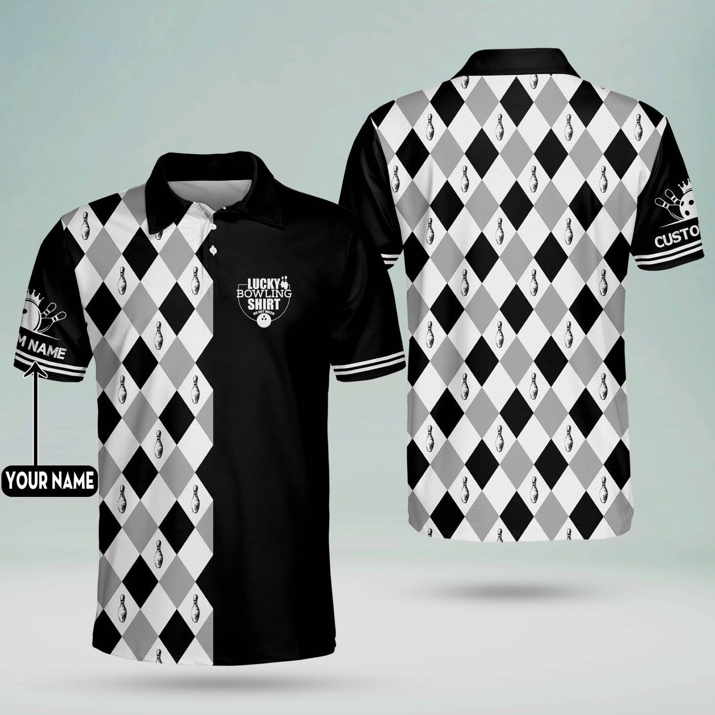 Custom Funny Bowling Shirts Pattern BM0028
