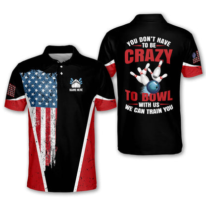 We Can Train You USA Bowling Shirts BM0143