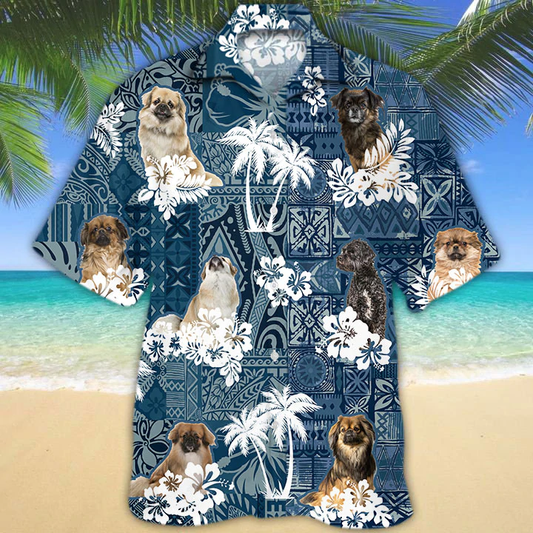 Tibetan Spaniel Hawaiian Shirt HO1484