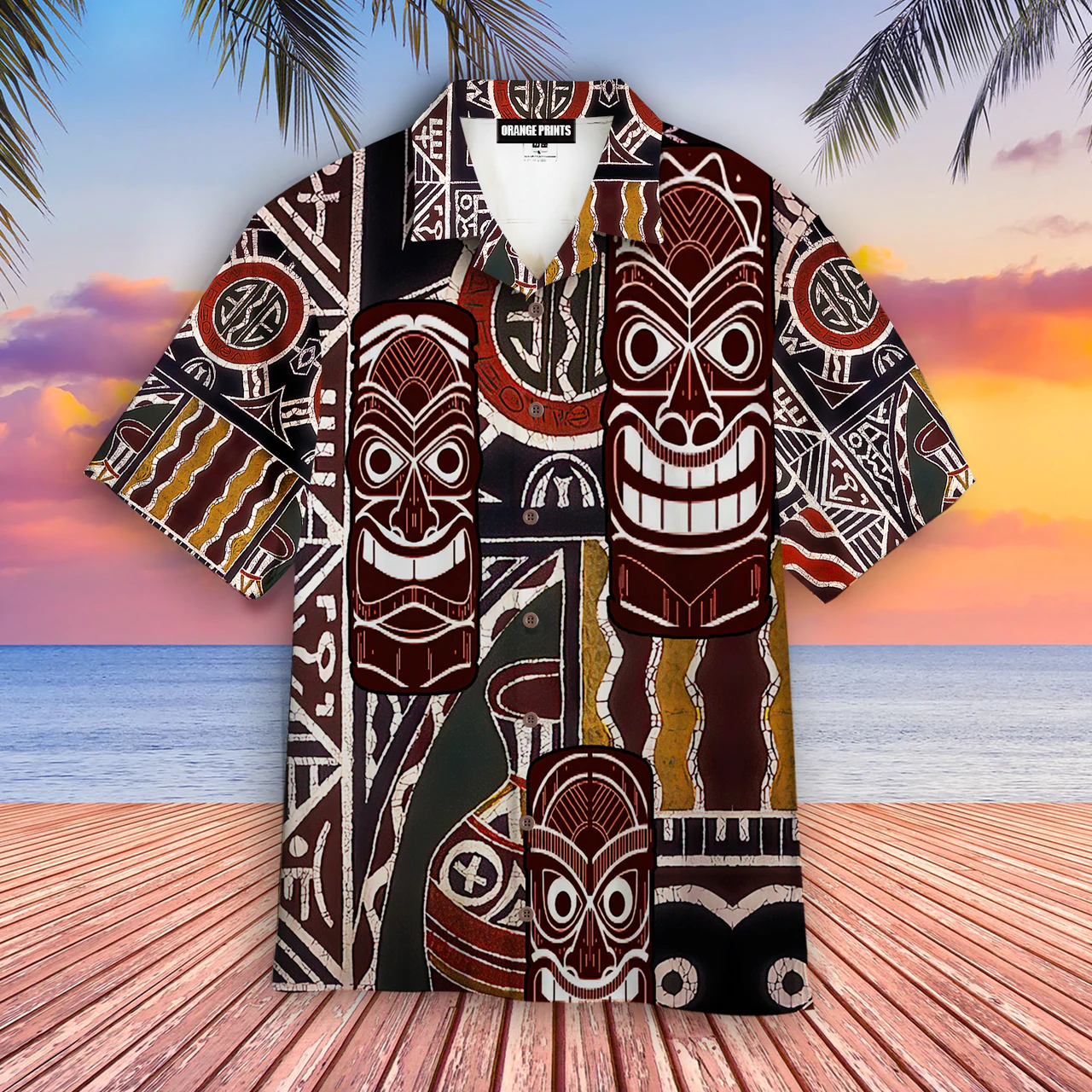 Tiki Hawaiian Shirt For Men & Women HO2295