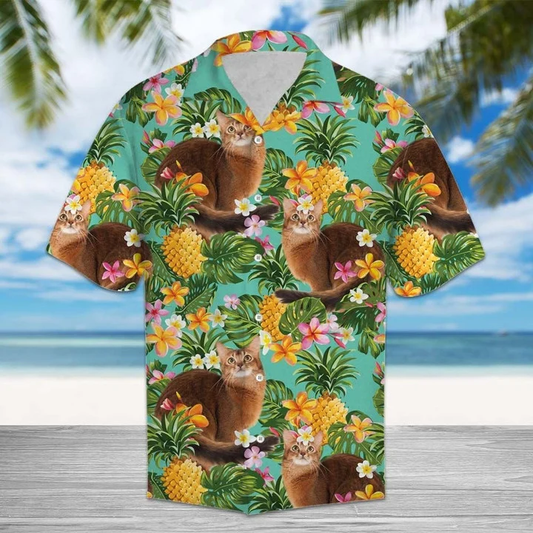 Tropical Pineapple And Plumeria With Somali Hawaiian Shirt HO2102