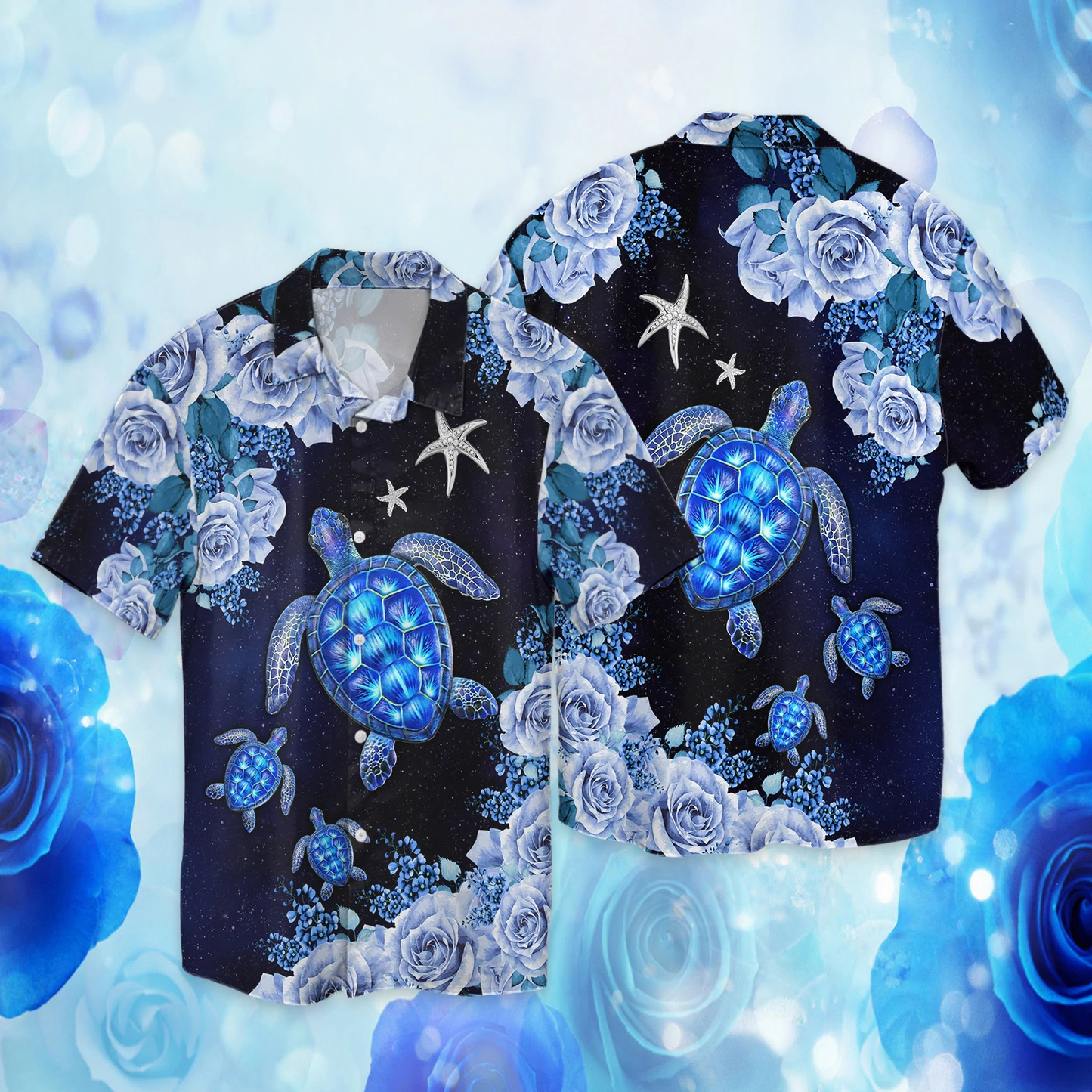 Turtle Lover hawaiian shirt - Turtle 3D Full Print hawaii shirt for women HO2266