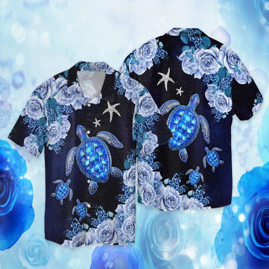 Turtle Lover hawaiian shirt - Turtle 3D Full Print hawaii shirt for women HO2266