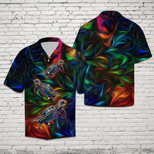 Turtle Magic Under Water Hawaiian Shirt for Men, women HO1816