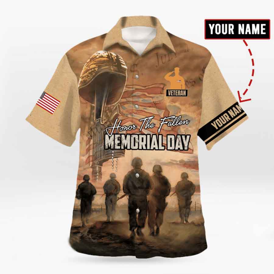 US Veteran Memorial hawaiian shirt, Veteran hawaii shirt HO2230
