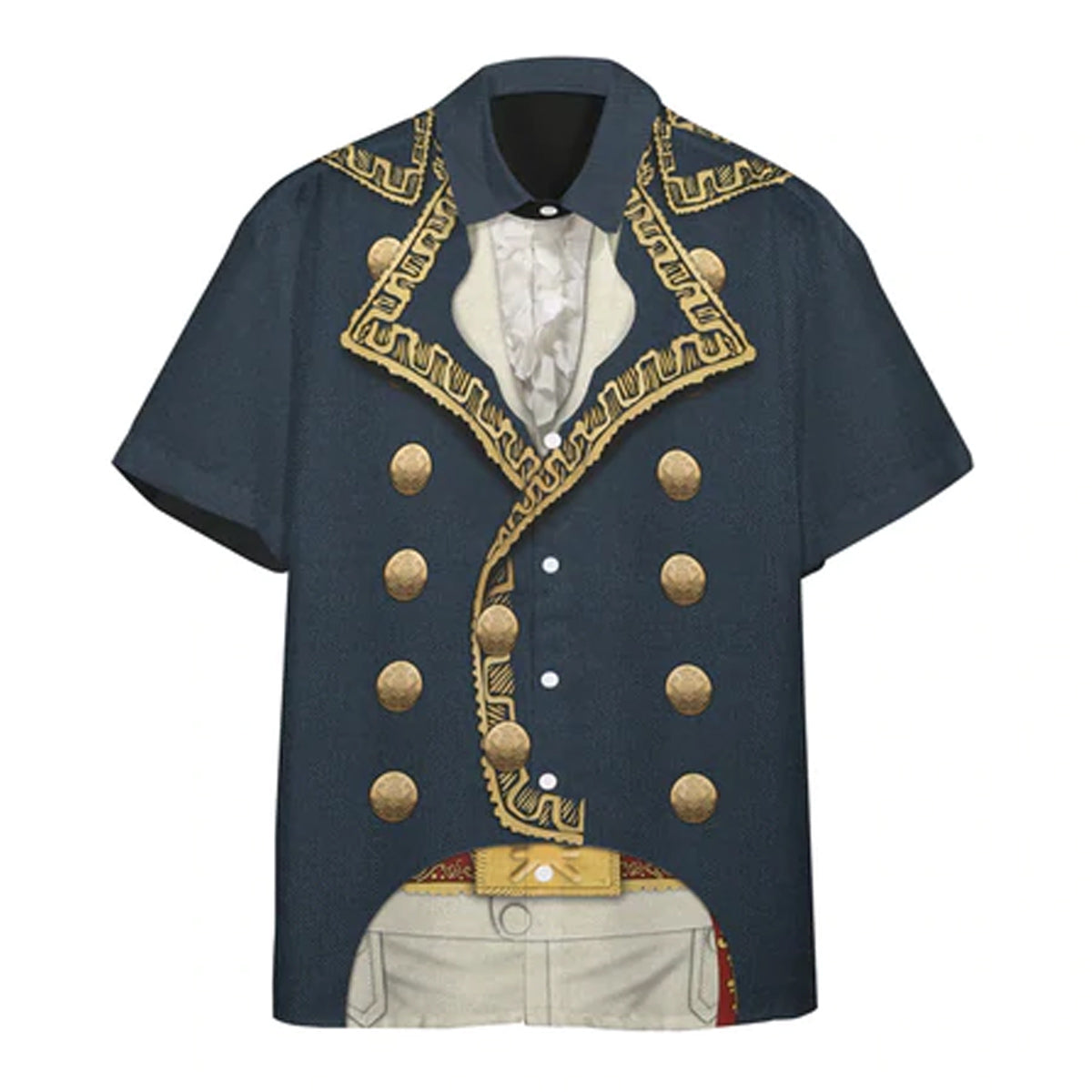 3D Marquis de Lafayette Custom Short Sleeve Hawaiian Shirt, Hawaiian shirt for men, women HO1154