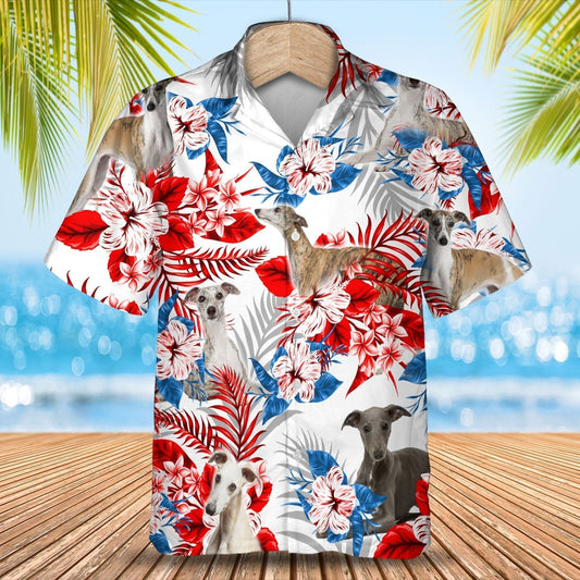 Whippet Hawaiian Shirt - Gift for Summer, Summer aloha shirt, Hawaiian shirt for Men and women HO0679