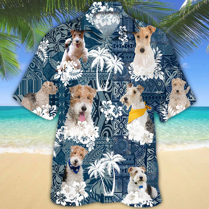 Wire Fox Terrier Hawaiian Shirt HO1491