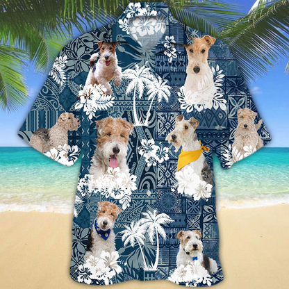 Wire Fox Terrier Hawaiian Shirt HO1491