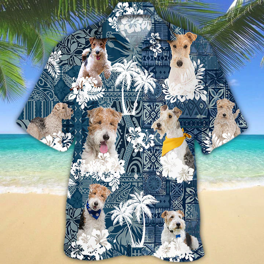Wire Fox Terrier Hawaiian Shirt HO1491