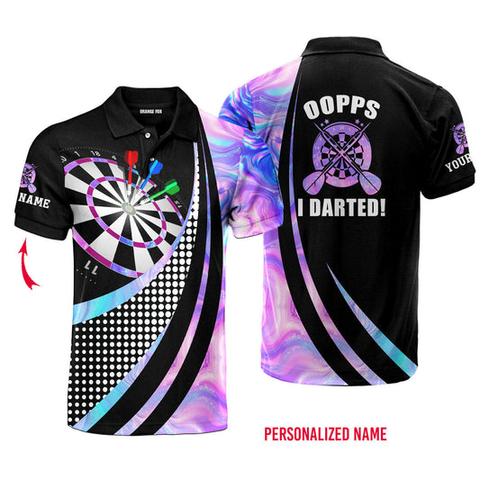 Lasfour You Don't Have Drinker To Play Dart Hologram Dart Board Custom Name Polo Shirt DMA0041