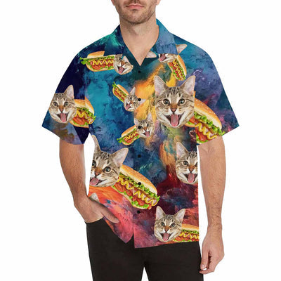Custom Print Hawaiian Shirt with Face My Pet Design Your Own Unique Gift for Boyfriend/Husband, Gift for Dog Lover HO4340