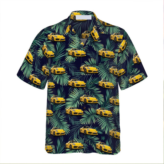 Custom Tropical Car Hawaiian Shirt, Summer gift Hawaiian Shirt For Men HO3126